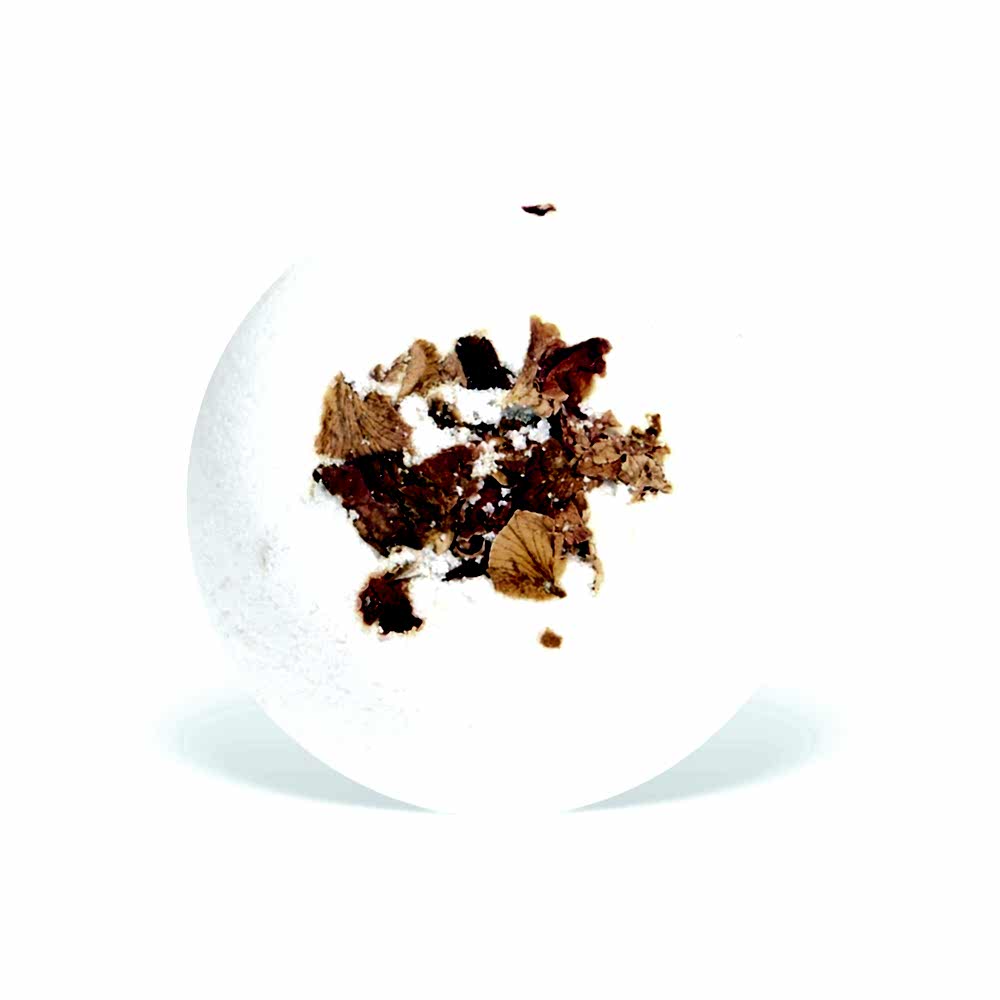 Natural White Rose Handmade Bath Bomb / Bath Ball