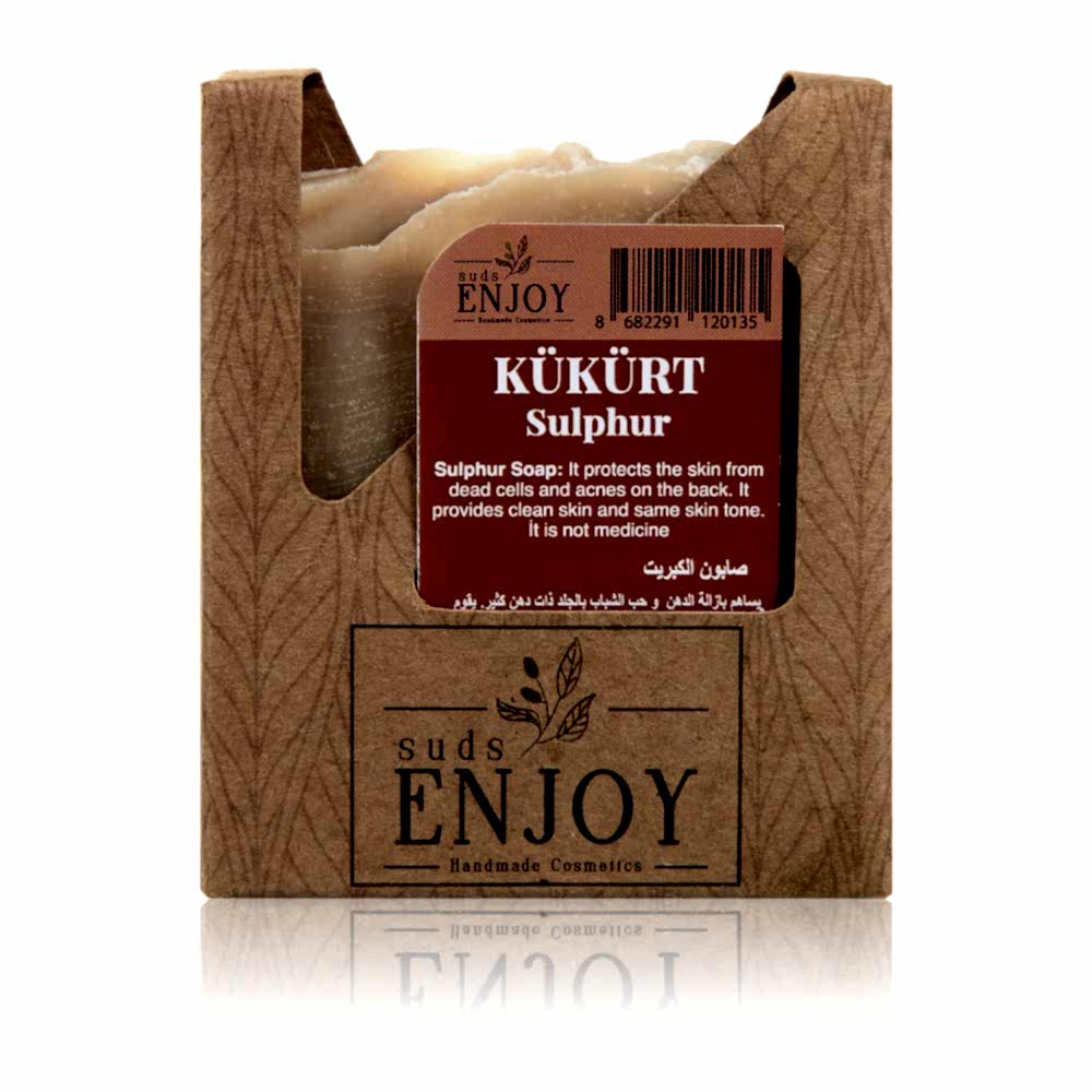 Natural Sulfur Handmade Face, Hair And Body Soap