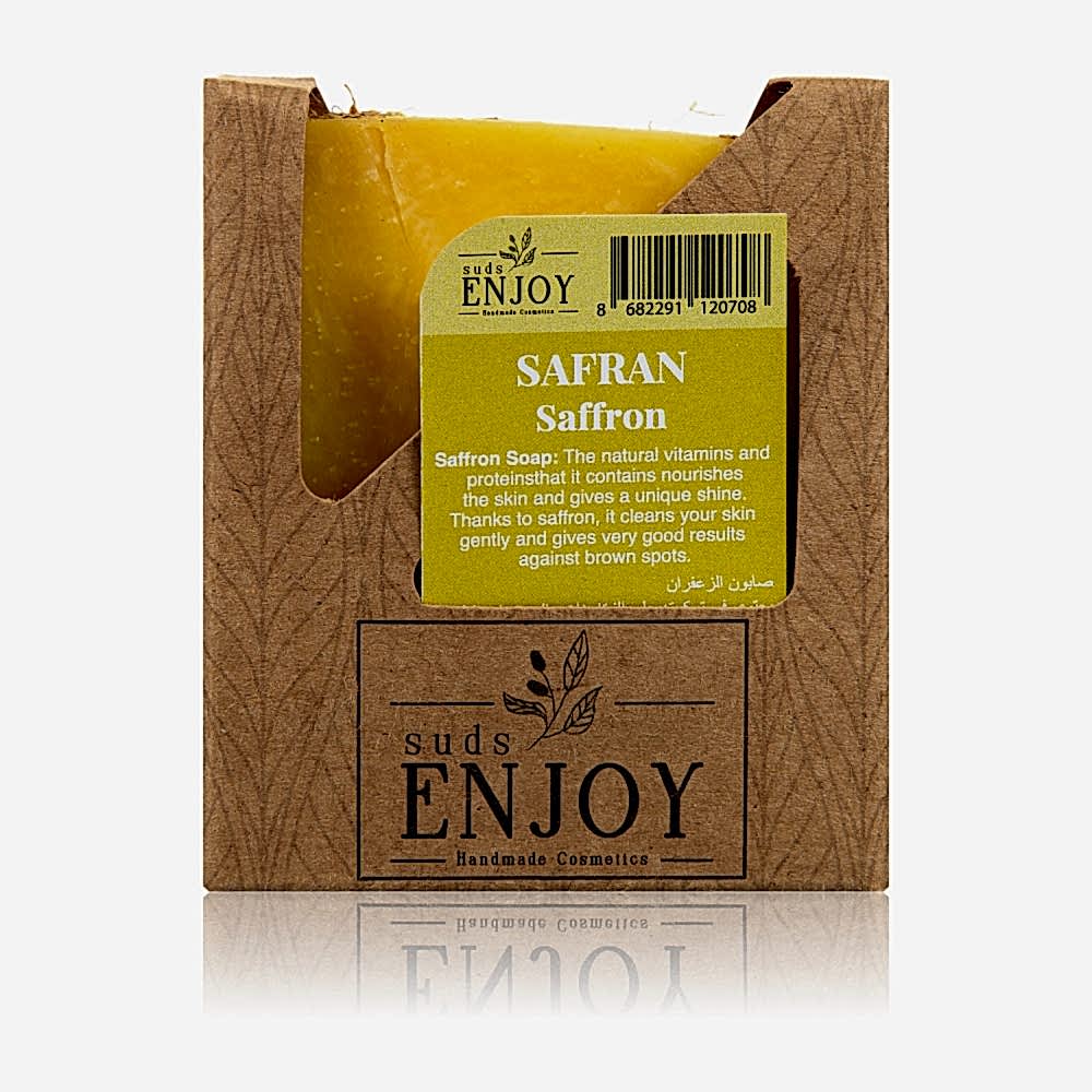 Doğal Safran El Yapımı Yüz, Saç Ve Vücut Sabunu
